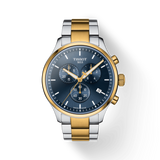 TISSOT CHRONO XL CLASSIC BLUE 2 TONES BRACELET