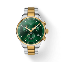 Load image into Gallery viewer, TISSOT CHRONO XL CLASSIC GREEN 2 TONES BRACELET