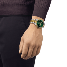 Load image into Gallery viewer, TISSOT CHRONO XL CLASSIC GREEN 2 TONES BRACELET