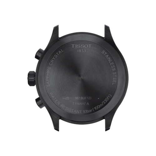 Tissot Chrono XL PVD on Brown Leather look