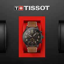 Load image into Gallery viewer, Tissot Chrono XL PVD on Brown Leather look