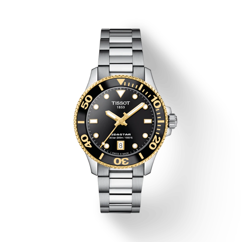 TISSOT SEASTAR 1000 36MM BLACK 2 TONES