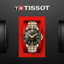 Load image into Gallery viewer, TISSOT SEASTAR 1000 POWERMATIC 80 BLACK 2 tones