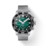 TISSOT SEASTAR 1000 CHRONOGRAPH QUARTZ GREEN ON MESH