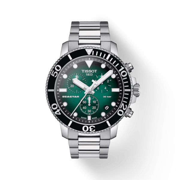 TISSOT SEASTAR 1000 CHRONOGRAPH QUARTZ GREEN