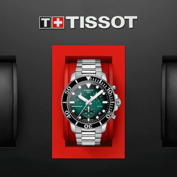 TISSOT SEASTAR 1000 CHRONOGRAPH QUARTZ GREEN