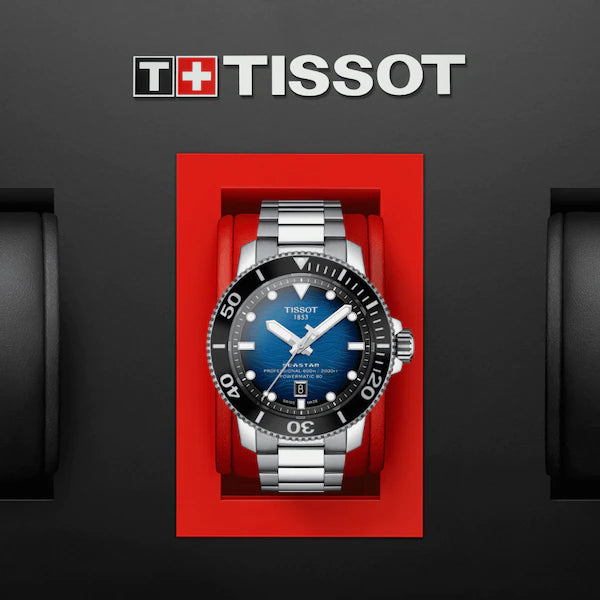 TISSOT SEASTAR 2000 PROFESSIONAL POWERMATIC 80 BLUE-BLACK