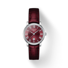 Load image into Gallery viewer, TISSOT CARSON PREMIUM LADY BORDEAU QUARTZ WATCH