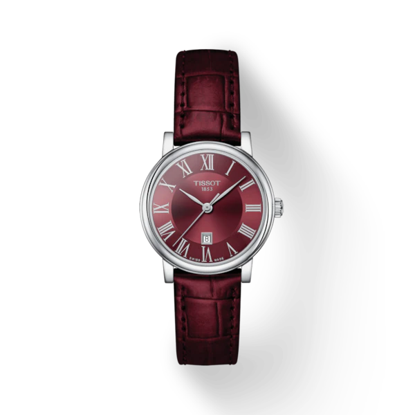 TISSOT CARSON PREMIUM LADY BORDEAU QUARTZ WATCH – Wamada Jewellery