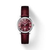 TISSOT CARSON PREMIUM LADY BORDEAU QUARTZ WATCH