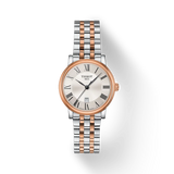 TISSOT CARSON PREMIUM LADY 2 TONES RG QUARTZ WATCH