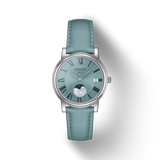 TISSOT CARSON PREMIUM LADY MOONPHASE LIGHT BLUE LEATHER