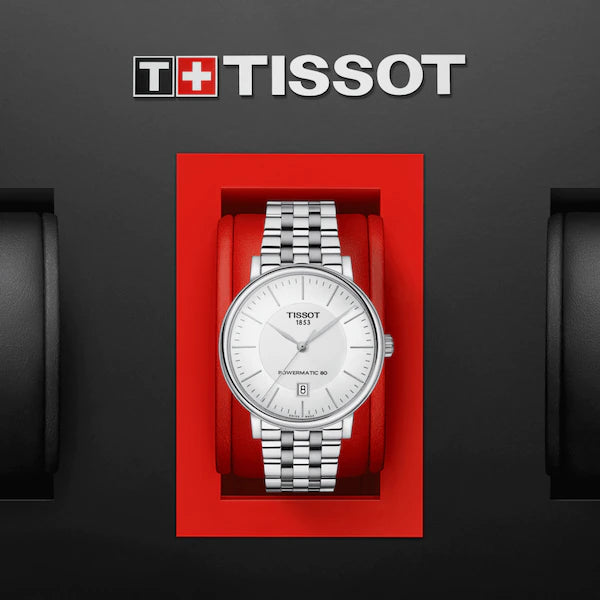 TISSOT CARSON PREMIUM POWERMATIC 80 BRACELET Wamada Jewellery