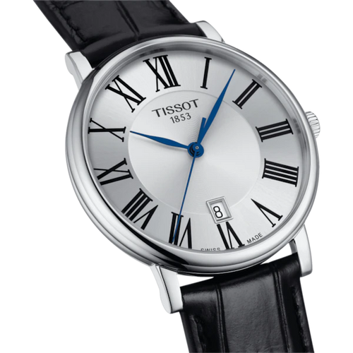 TISSOT CARSON PREMIUM GENTS SILVER DIAL QUARTZ WATCH