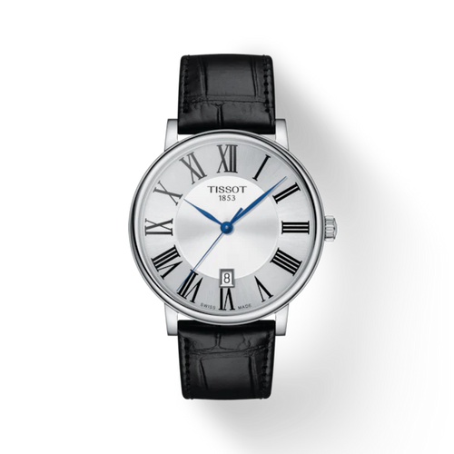 TISSOT CARSON PREMIUM GENTS SILVER DIAL QUARTZ WATCH