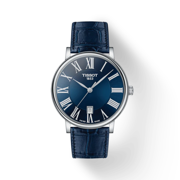 TISSOT CARSON PREMIUM GENTS BLUE LEATHER