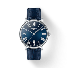 Load image into Gallery viewer, TISSOT CARSON PREMIUM GENTS BLUE LEATHER