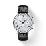 TISSOT CARSON PREMIUM CHRONOGRAPH SILVER ON LEATHER