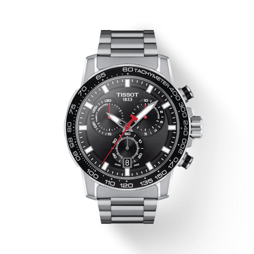 TISSOT SUPERSPORT CHRONO BLACK ON BRACELET
