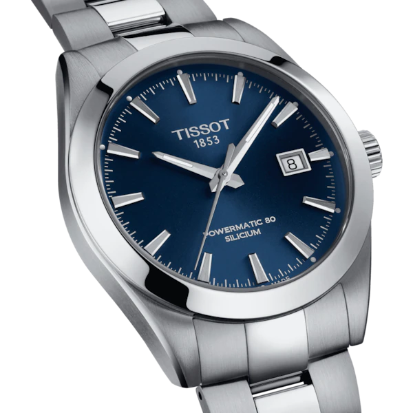 TISSOT GENTLEMAN POWERMATIC 80 SILICIUM BLUE