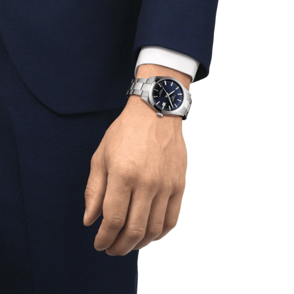 TISSOT GENTLEMAN POWERMATIC 80 SILICIUM BLUE