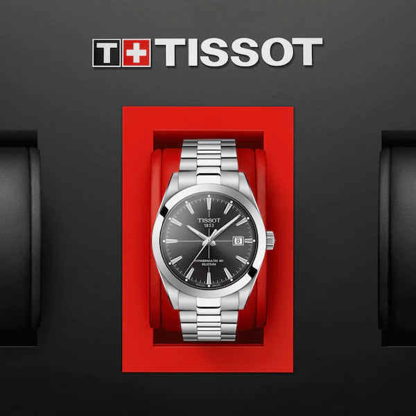 TISSOT GENTLEMAN POWERMATIC 80 SILICIUM ANTHRACITE Wamada Jewellery