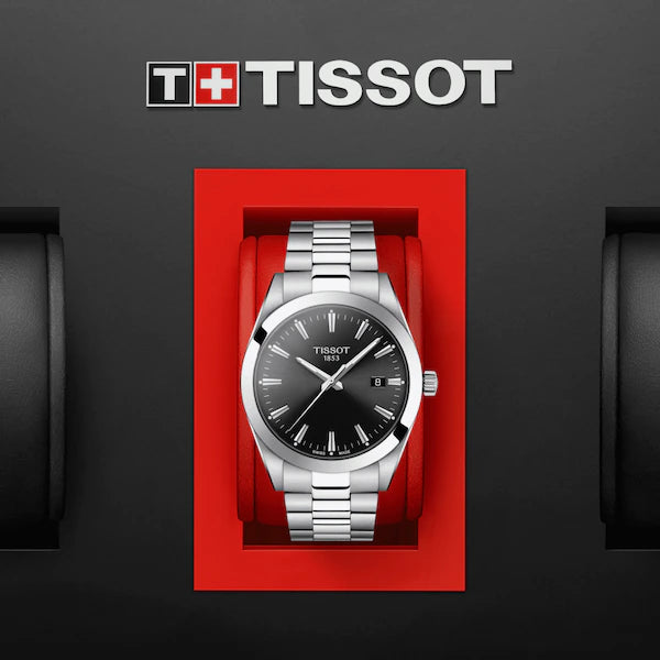 Tissot sales gentleman black