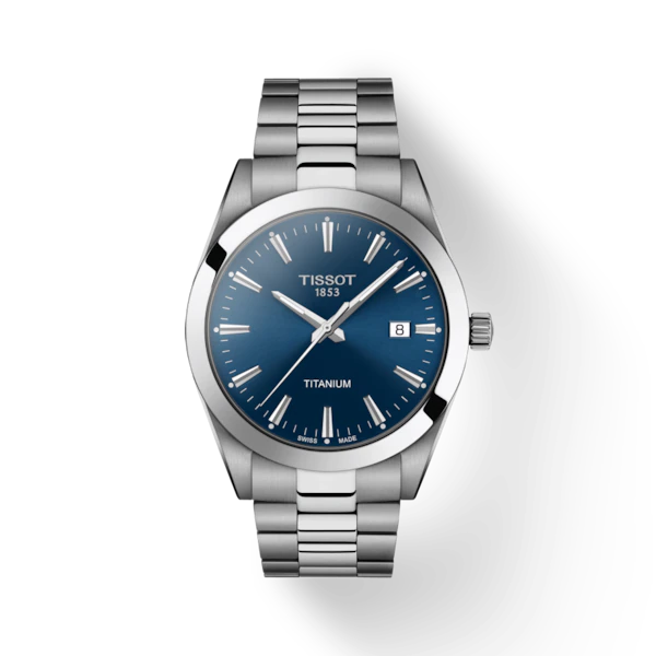 TISSOT GENTLEMAN TITANIUM BLUE QUARTZ Wamada Jewellery tissot-gentleman-titanium-blue-quartz-wamada-jewellery