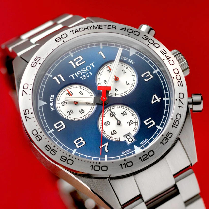 TISSOT PRS 516 CHRONOGRAPH STEEL BRACELET