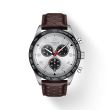 Load image into Gallery viewer, TISSOT PRS 516 CHRONOGRAPH SILVER LEATHER