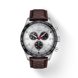 TISSOT PRS 516 CHRONOGRAPH SILVER LEATHER