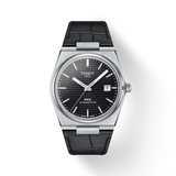 TISSOT PRX POWERMATIC 80 BLACK ON LEATHER