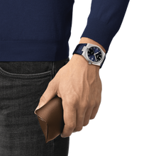 Load image into Gallery viewer, TISSOT PRX QUARTZ BLUE ON LEATHER