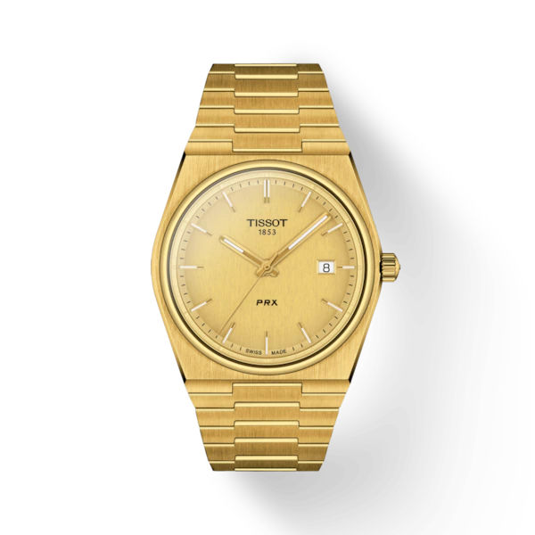 TISSOT PRX QUARTZ 40mm Gold