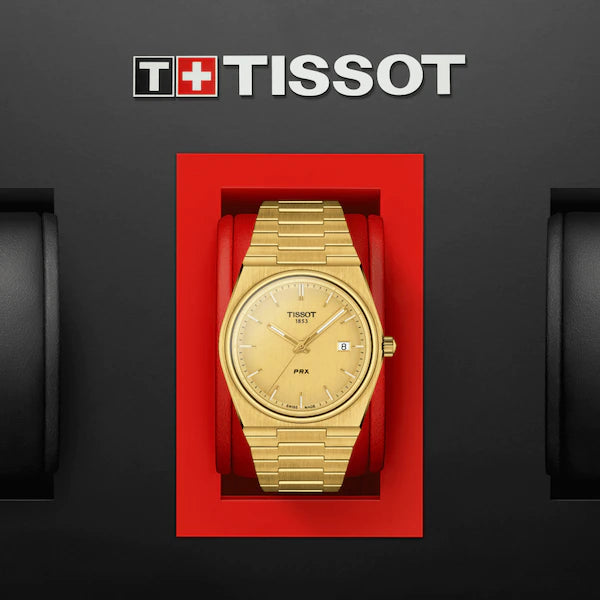 TISSOT PRX QUARTZ 40mm Gold