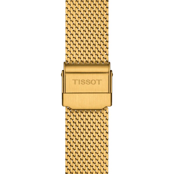 Tissot Everytime Ladies Gold Dial on Bracelet