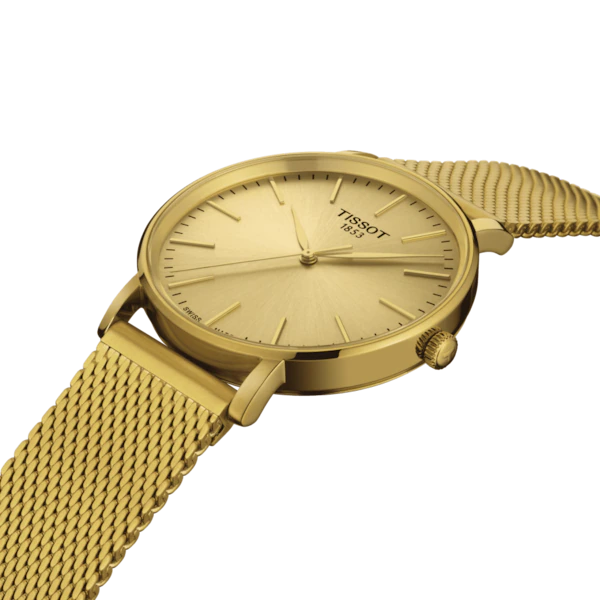 Tissot Everytime Gent Gold Dial on Bracelet