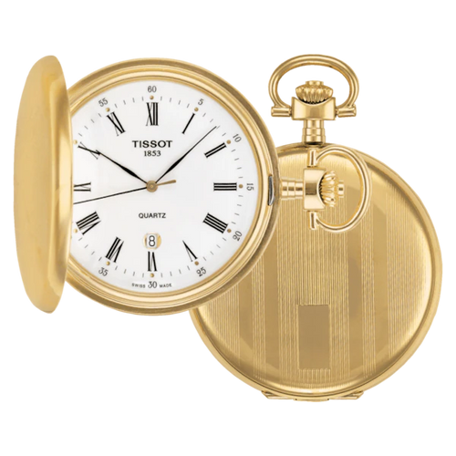 TISSOT SAVONNETTE POCKET WATCH QUARTZ