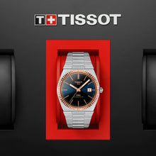 Load image into Gallery viewer, TISSOT PRX POWERMATIC 80 BLUE DIAL WITH 18K ROSE GOLD BEZEL