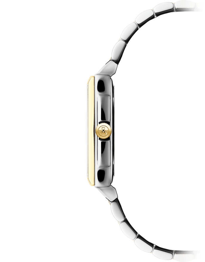 Raymond Weil Toccata 2 Tones YG Quartz Watch 22.6 x 28.1 mm on  Stainless Steel Bracelet