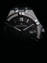 Load image into Gallery viewer, Maurice Lacroix AIKON Quartz Date on Leather Black