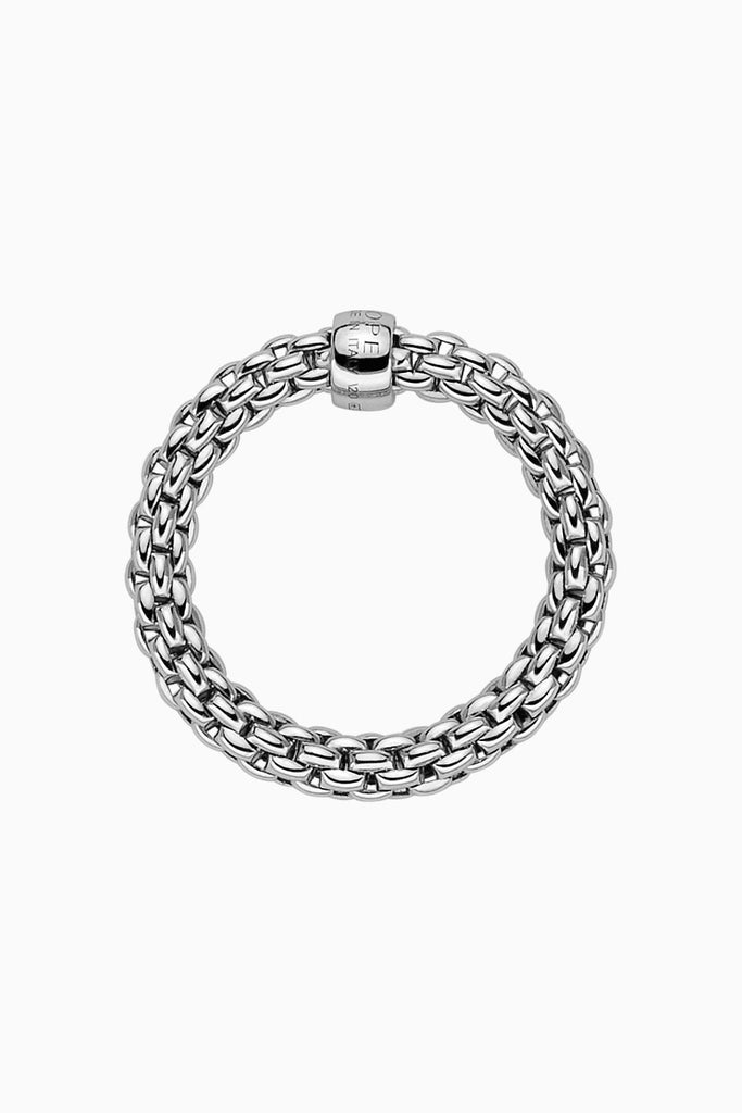 Fope Essentials Collection Flex'it Ring in 18k white gold