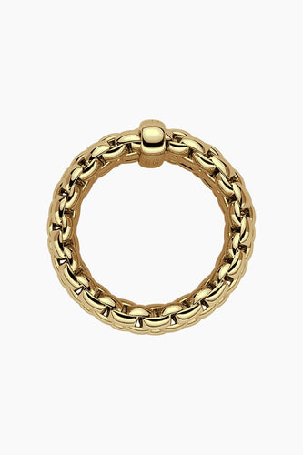 Fope Essentials Collection Flex'it Ring in 18k yellow gold in large size