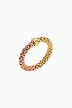 Load image into Gallery viewer, Fope Essentials Collection Flex it Ring in Bicolour 18k rose &amp; yellow gold