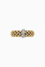 Load image into Gallery viewer, Fope Vendome Yellow Gold Ring with Diamonds Medium