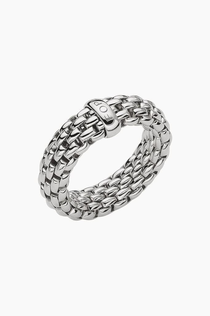 Fope Essentials Collection Flex it Ring in white gold