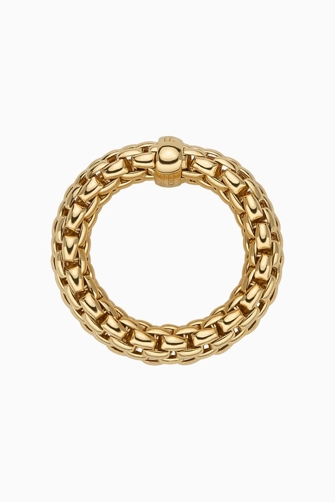 Fope Essentials Collection Flex it Ring in yellow gold in extra small size