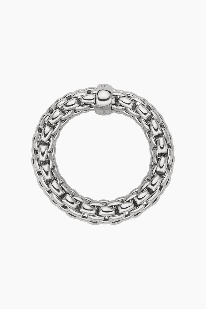 Fope Essentials Collection Flex it Ring in white gold