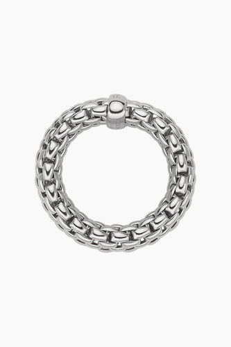 Fope Essentials Collection Flex it Ring in white gold in large size
