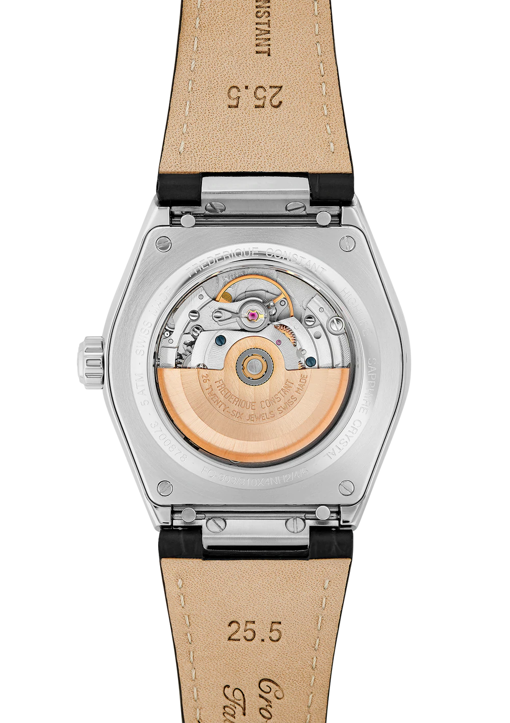 FREDERIQUE CONSTANT HIGHLIFE AUTOMATIC COSC SILVER DIAL Wamada